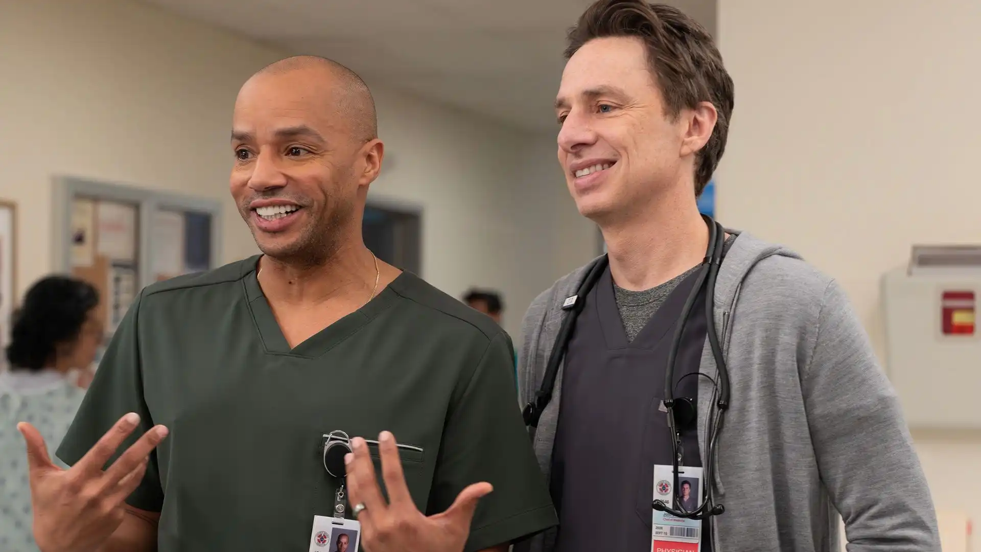 Cena hilária de Turk e JD em “Scrubs” desaparece com a exclusão da 9ª temporada