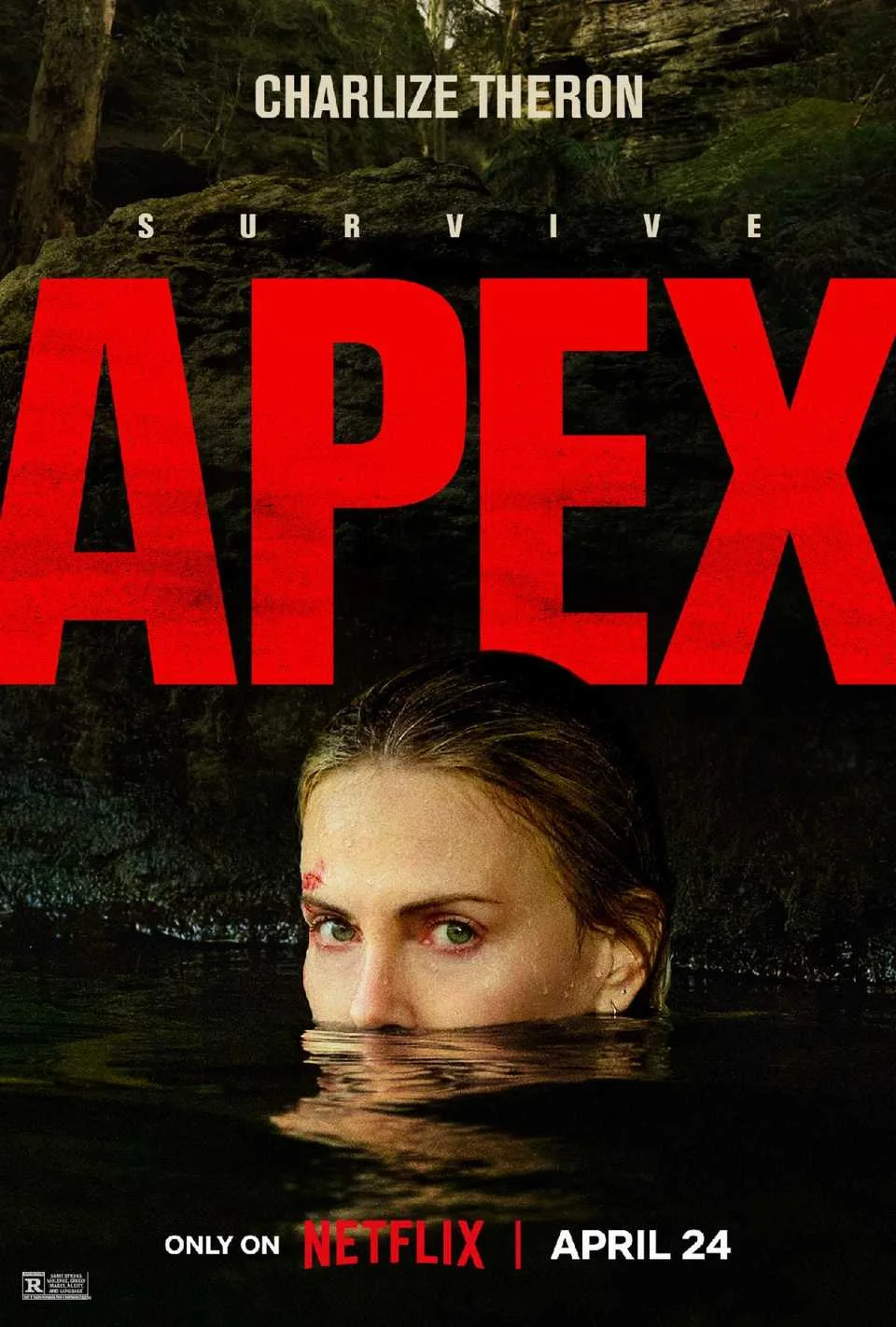 Charlize Theron e Taron Egerton estrelam thriller de sobrevivência Apex, estreia em abril na Netflix