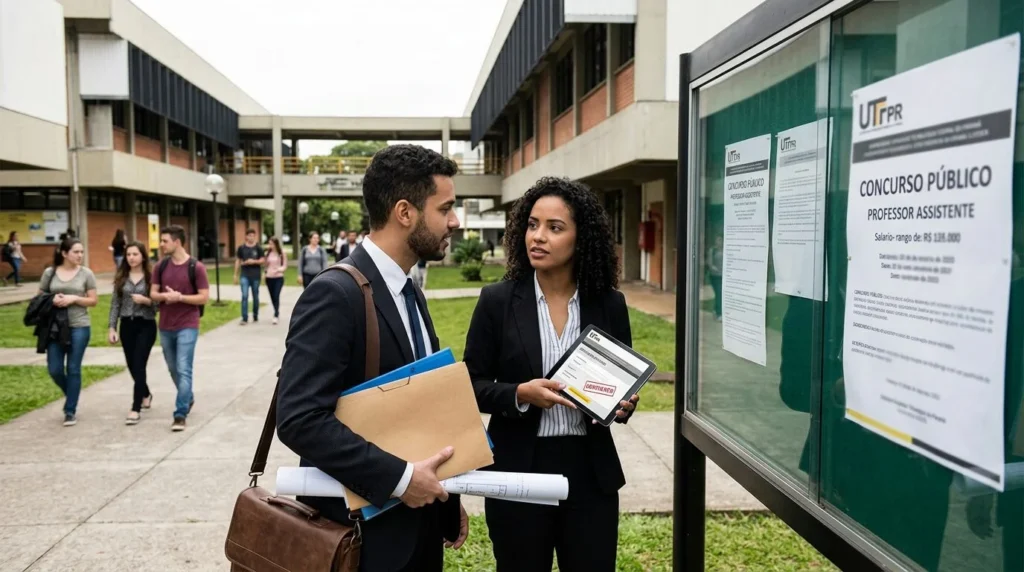 Concurso UTFPR abre 6 vagas para Professor Assistente em Curitiba com salário de R$ 13,2 mil