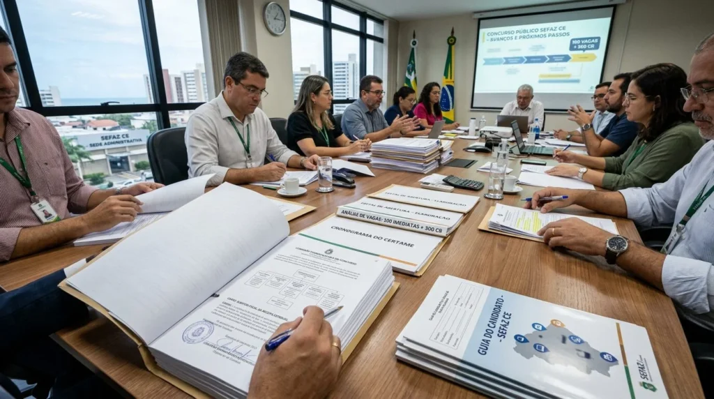 Concurso Sefaz CE confirma comissão e prepara edital para 100 vagas de Auditor-Fiscal