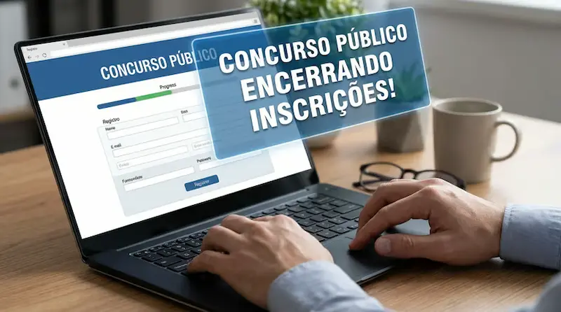 Concurso público oferece 140 vagas com salários de até R$ 14,6 mil; inscrições terminam nesta quinta