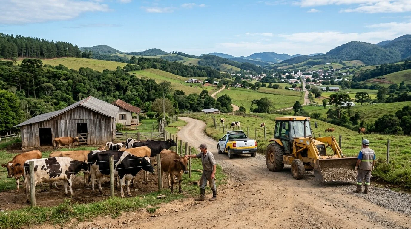 Prefeitura de Petrolândia (SC) abre cadastro reserva para veterinários e operadores de equipamentos