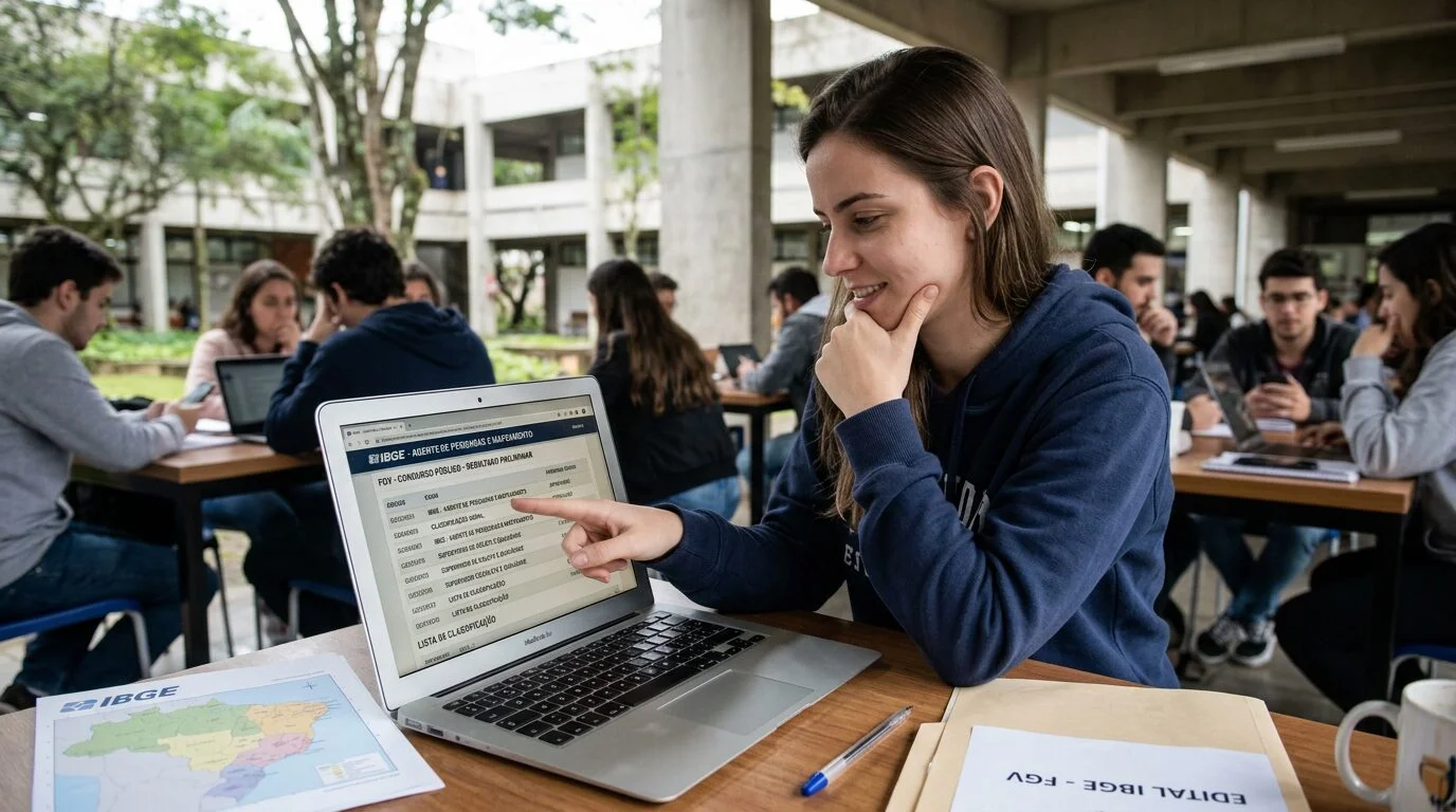 FGV divulga resultado preliminar do processo seletivo do IBGE com mais de 400 mil inscritos