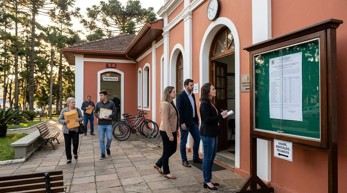 Concurso Três Barras SC 2026: inscrições abertas em abril com salários de até R$ 9,2 mil