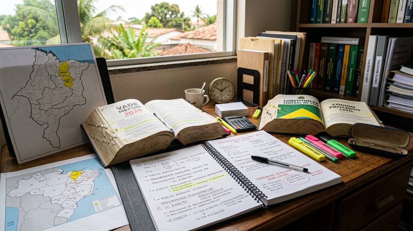 Concurso PGM Caxias MA adia prova para maio de 2026 e mantém salário de R$ 7,7 mil