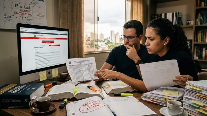 TJMS divulga resultado preliminar do concurso de cartórios com prazo para recursos até 13 de abril