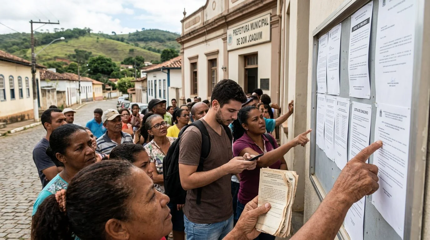 Prefeitura de Dom Joaquim (MG) abre concurso com 16 vagas para todos os níveis de escolaridade