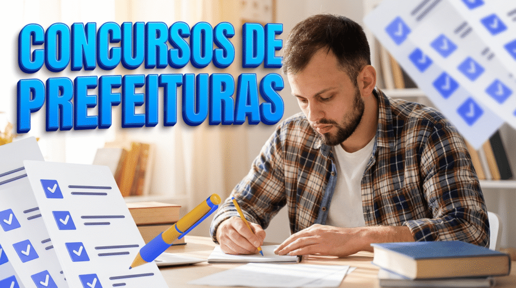 Inscrições para dois concursos municipais com mais de 100 vagas e salários de até R$ 14,6 mil terminam nesta quinta-feira