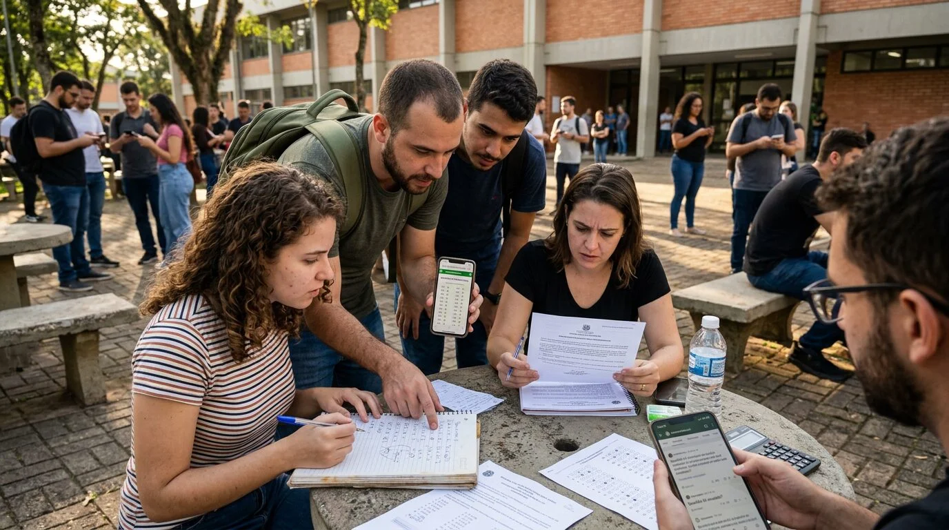 Gabarito extraoficial do concurso Paranaeducação 2026 mobiliza candidatos em busca de recursos e simulações de nota