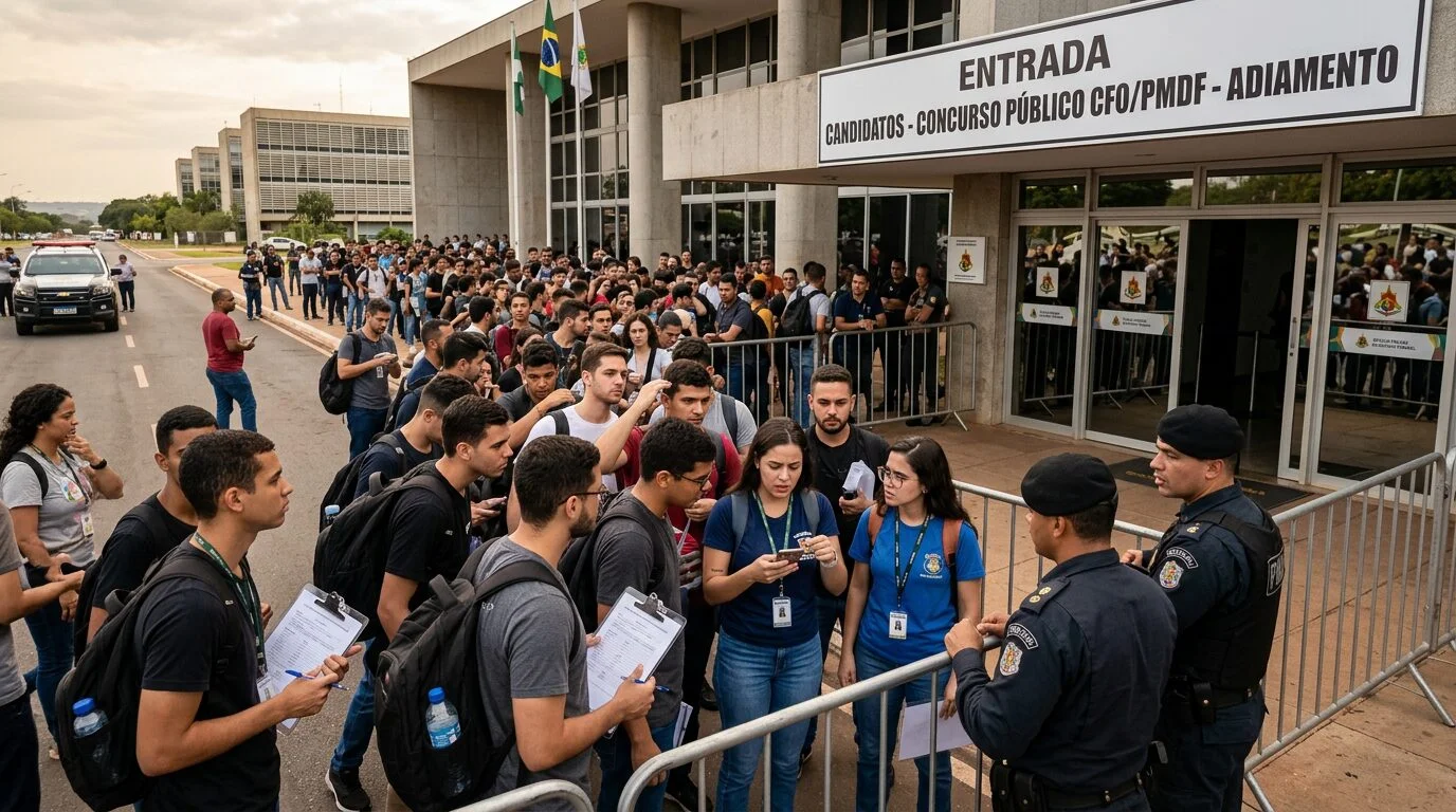 Provas do concurso para oficiais da PMDF são adiadas por revisão no limite de idade