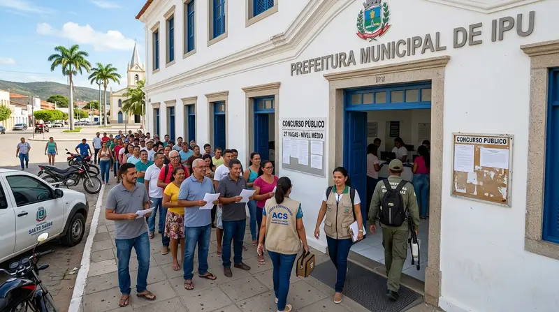 Prefeitura de Ipu abre concurso com 27 vagas para nível médio na saúde e salário de R$ 2.824
