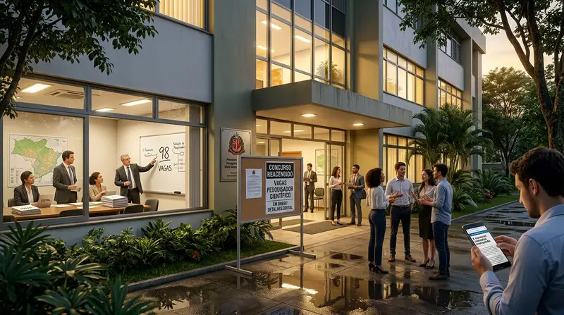 Concurso IPA SP: nova comissão acelera edital com 98 vagas para pesquisador científico