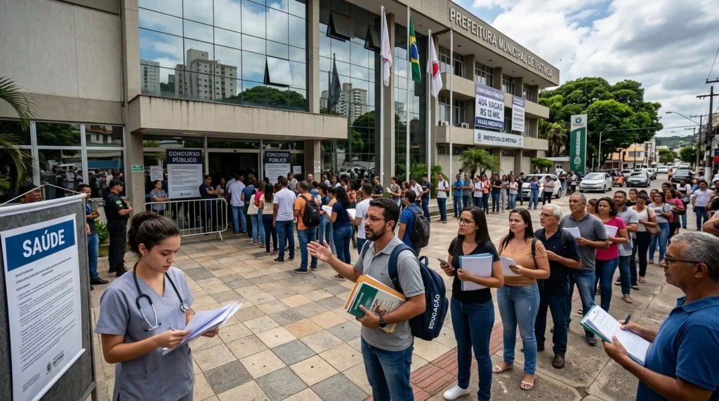 Prefeitura de Ipatinga lança concurso com 404 vagas e salários de até R$ 13,9 mil