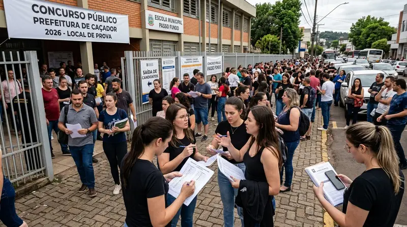 Gabarito extraoficial do concurso Prefeitura de Caçador (SC) 2026 já está disponível; saiba como acessar e próximos passos