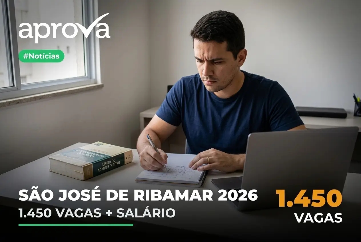 Prefeitura de São José de Ribamar abre concurso com 1.450 vagas para professores e salário de quase R$ 7 mil