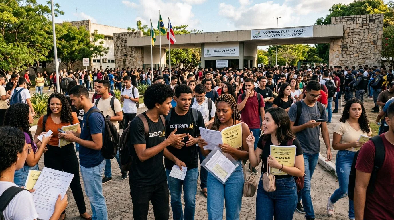 Gabarito UNILAB 2026 é aguardado por candidatos após aplicação das provas no Nordeste