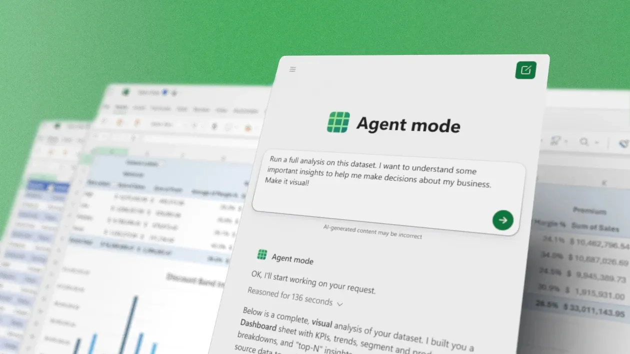 Microsoft lança modo Agent nas versões mais recentes do Word, Excel e PowerPoint
