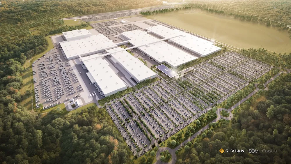 Rivian reduz capacidade de fábrica de carros elétricos após corte de empréstimo do DOE