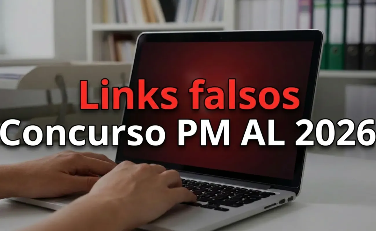 Golpe com links falsos no concurso da PM AL gera alerta para candidatos