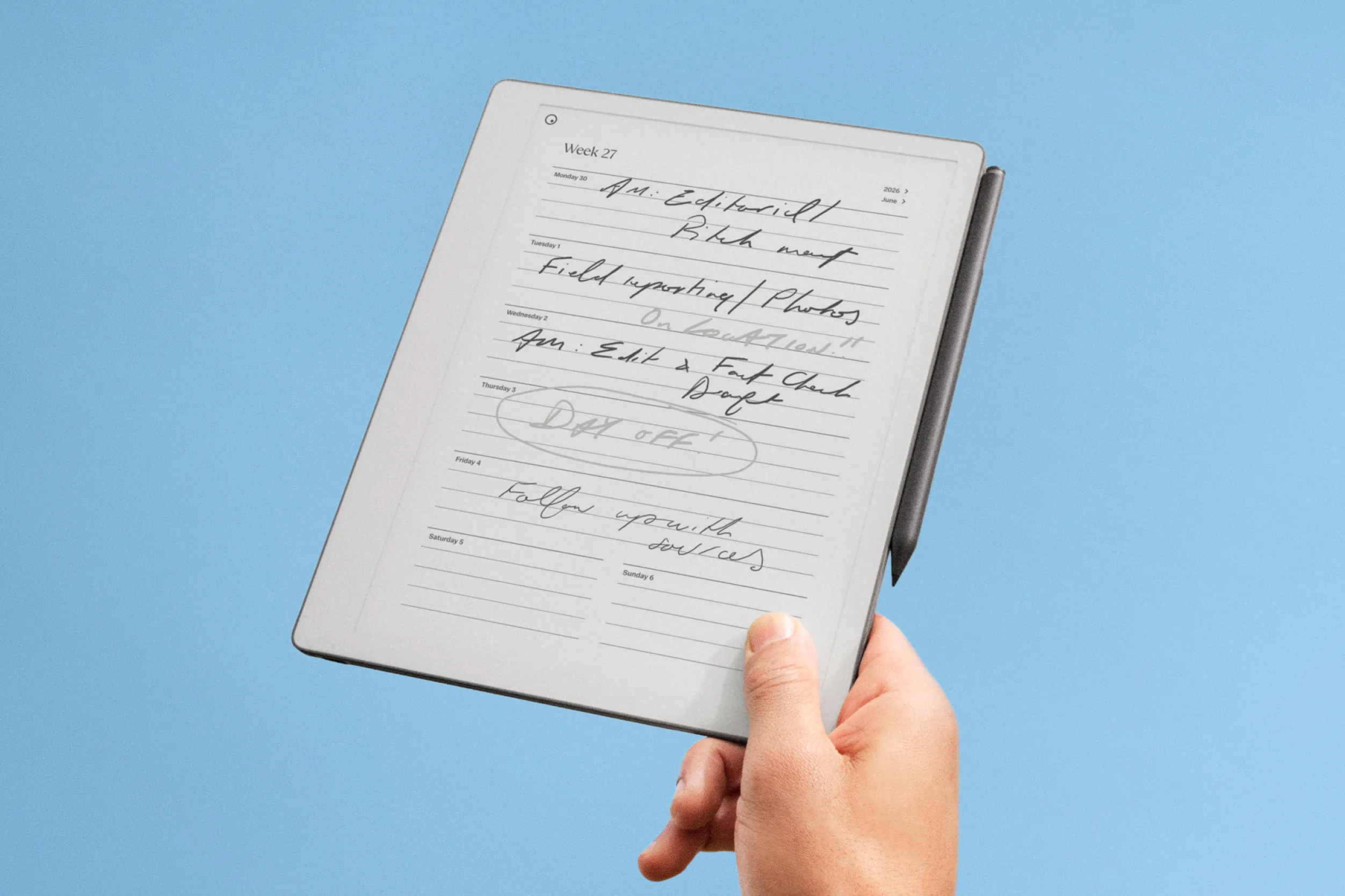 Remarkable lança nova versão do tablet digital com tela E Ink em preto e branco