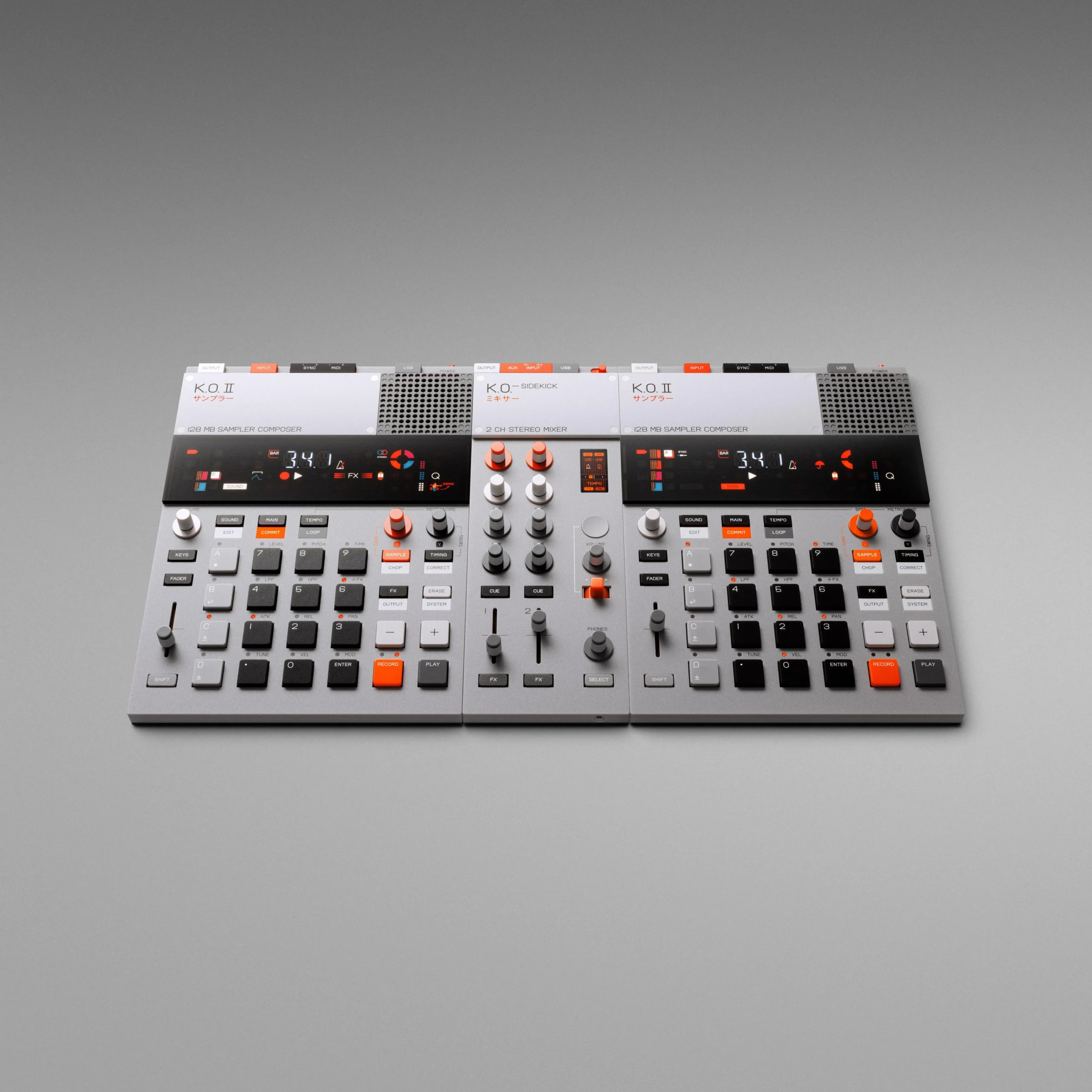 Teenage Engineering lança mixer KO Sidekick com efeitos de performance inovadores