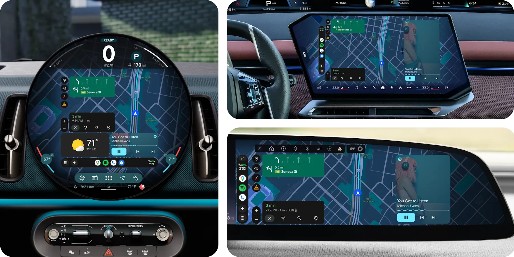 Google lança atualização histórica do Android Auto para telas de todos os formatos