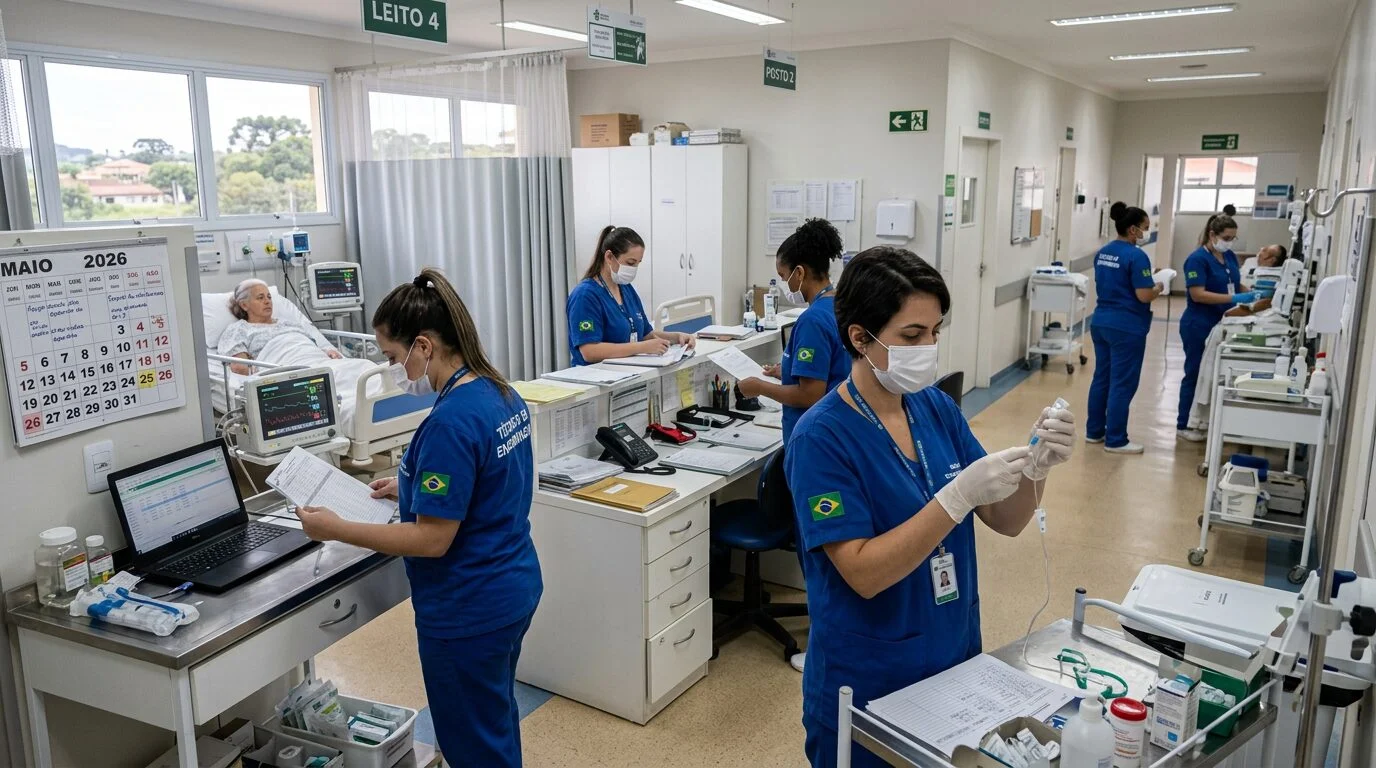 Prefeitura de Reserva do Iguaçu PR abre concurso com 7 vagas para técnico de enfermagem e inscrições gratuitas até 26 de maio