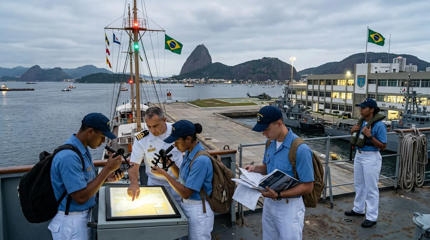 Marinha Mercante abre 368 vagas no concurso Efomm com bolsa e internato para formação de oficiais