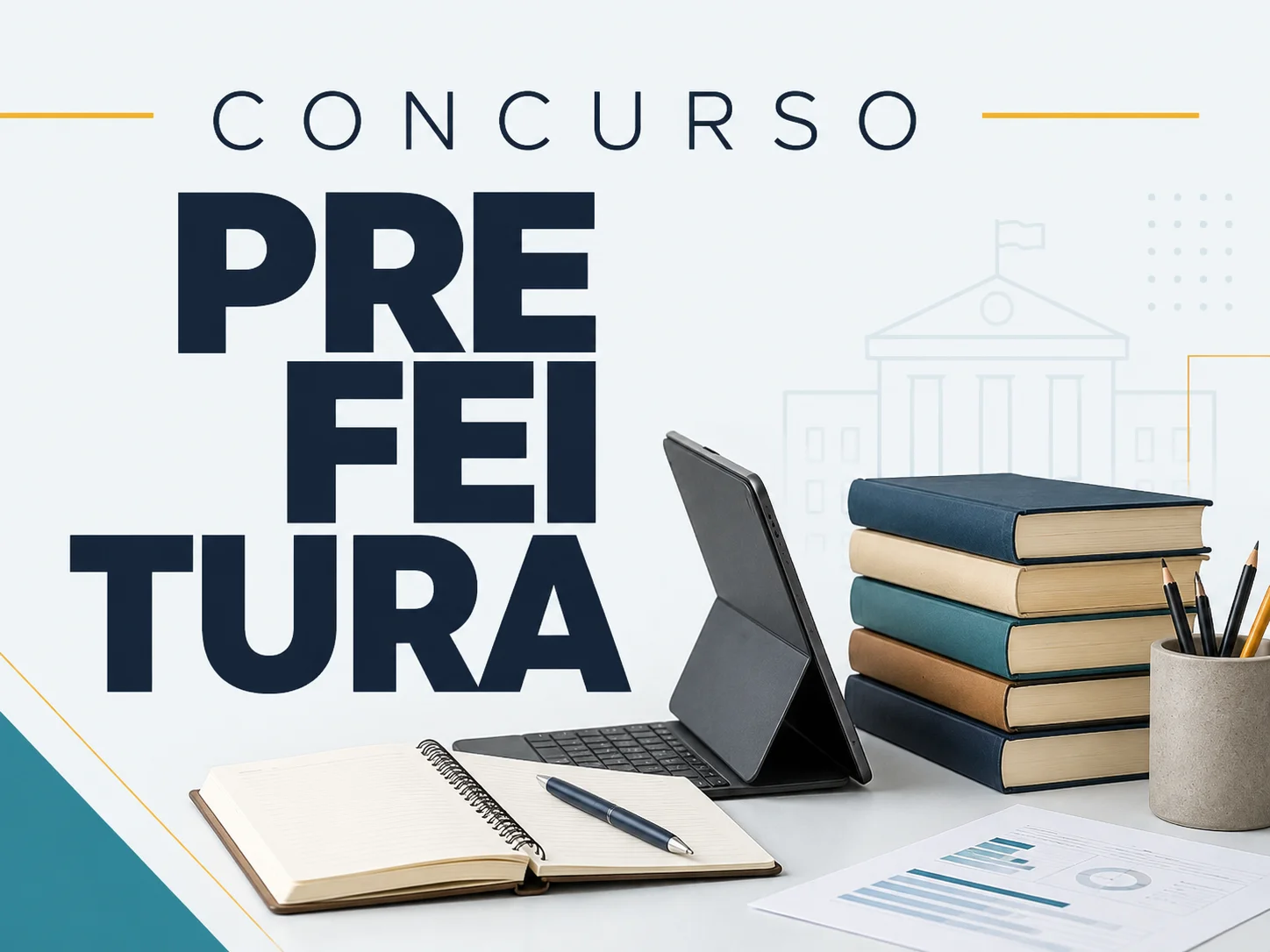 Concursos de prefeituras oferecem mais de 900 vagas com salários acima de R$ 8 mil