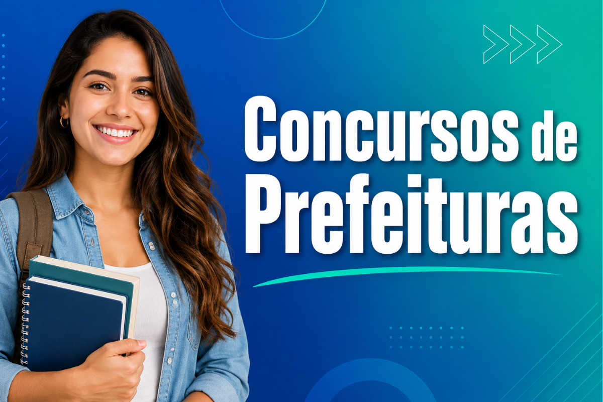 Concursos de prefeituras abrem mais de 400 vagas com salários de até R$ 21,7 mil pelo Brasil