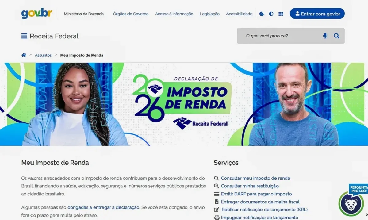 Imposto de Renda 2026: saiba os riscos de não entregar a declaração no prazo
