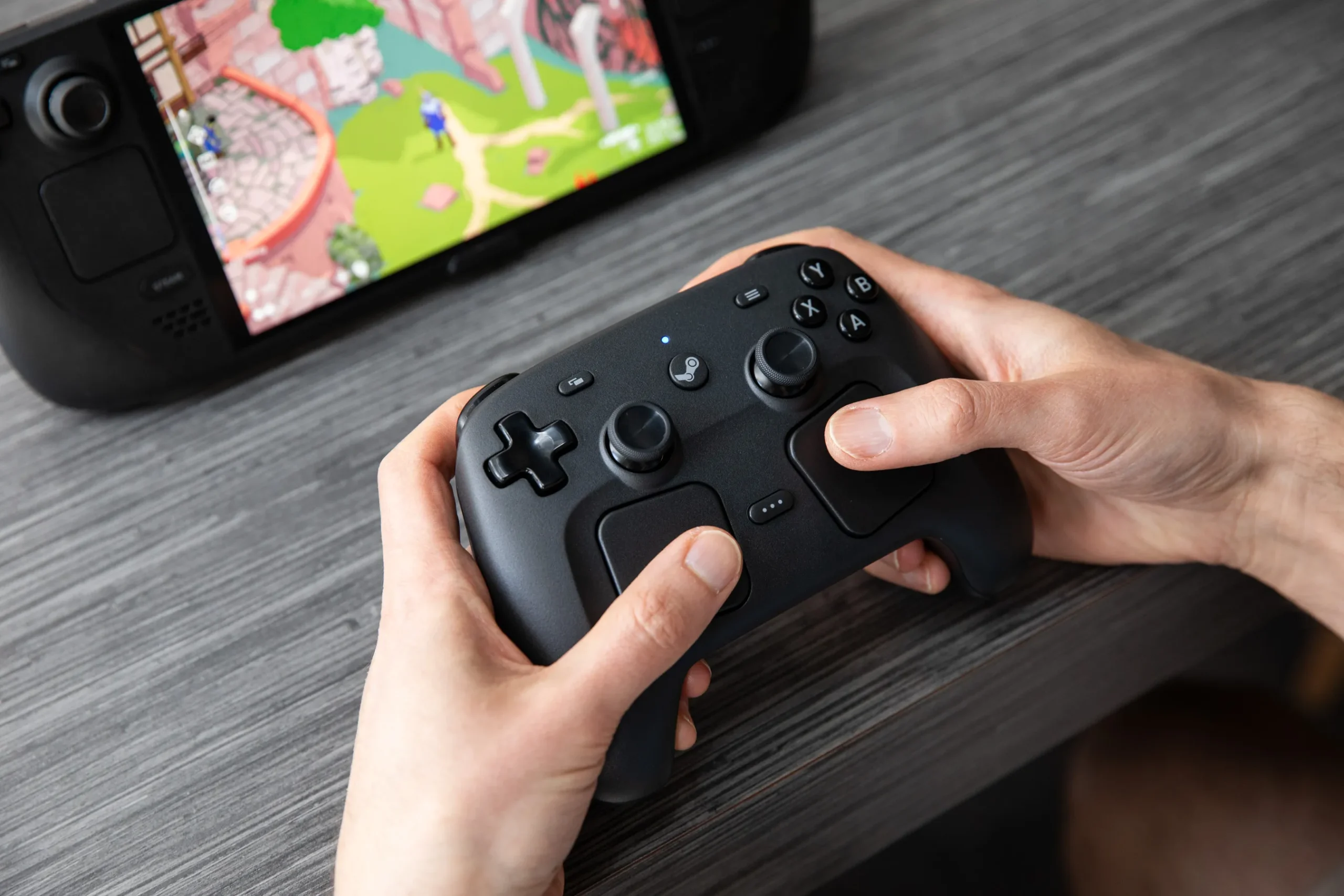 Steam Controller da Valve pode tocar músicas usando seus motores hápticos
