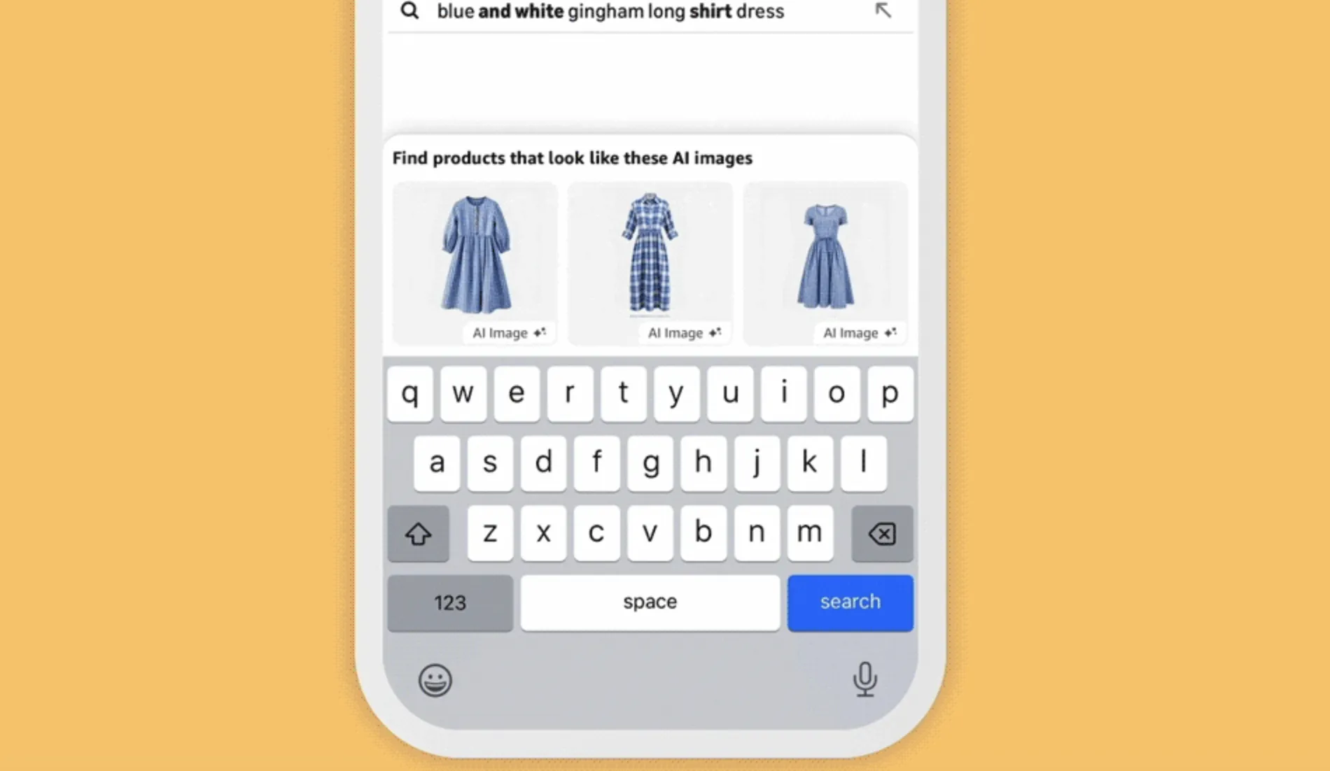 Barra de busca da Amazon passa a criar imagens de produtos gerados por IA que não existem para facilitar buscas
