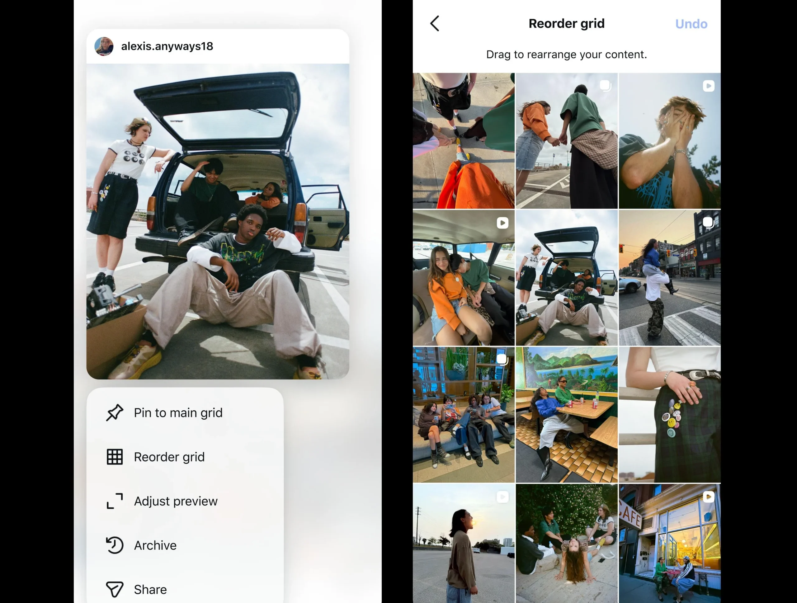 Instagram libera recurso para reorganizar fotos no perfil para todos os usuários