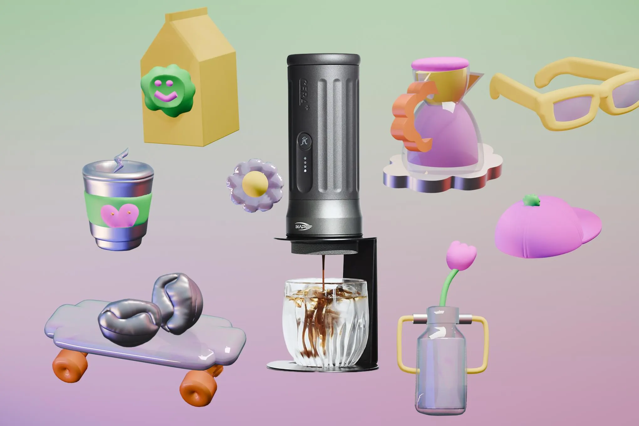 Máquina portátil de espresso surpreende pela qualidade em meio à natureza
