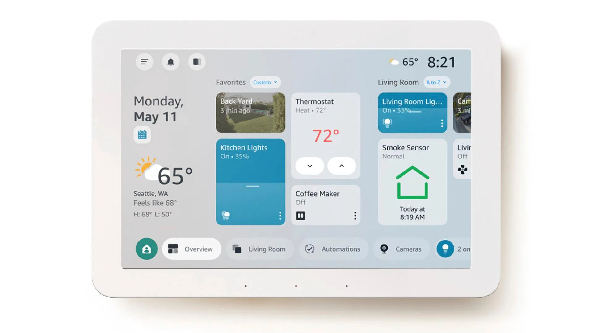 Amazon atualiza Echo Hub com nova interface personalizável e recursos de IA do Ring