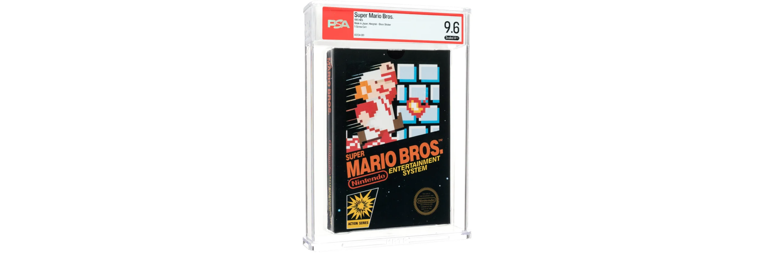 Cópia lacrada de Super Mario Bros. é vendida por recorde de US$ 3 milhões