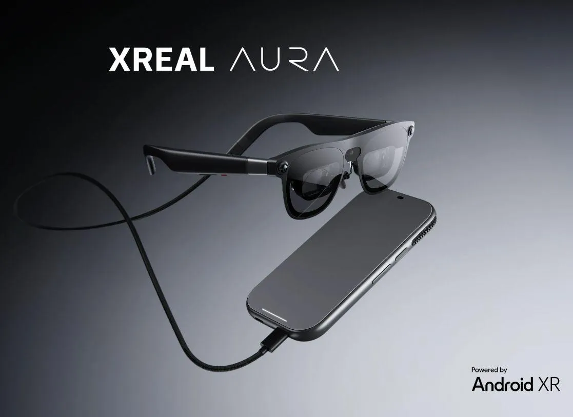Óculos Xreal Aura XR, em parceria com Google, já estão disponíveis para pré-venda