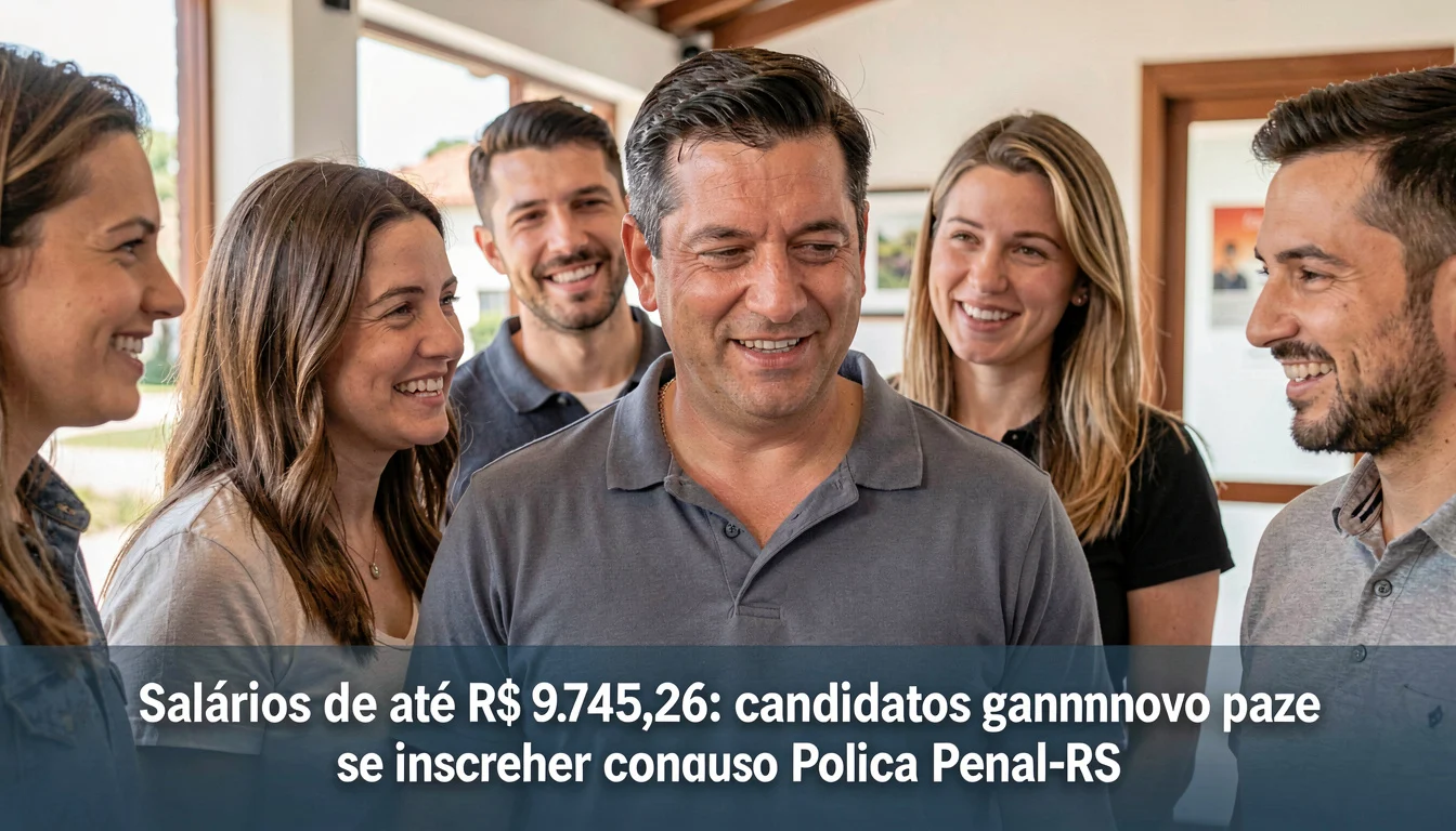 Inscrições prorrogadas para concurso da Polícia Penal-RS com salários de até R$ 9.745,26