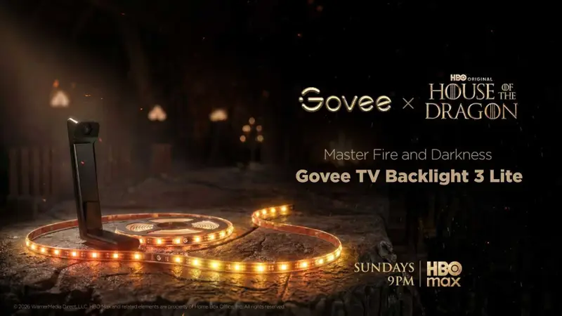 Govee lança nova linha de iluminação para TV com efeitos de House of the Dragon