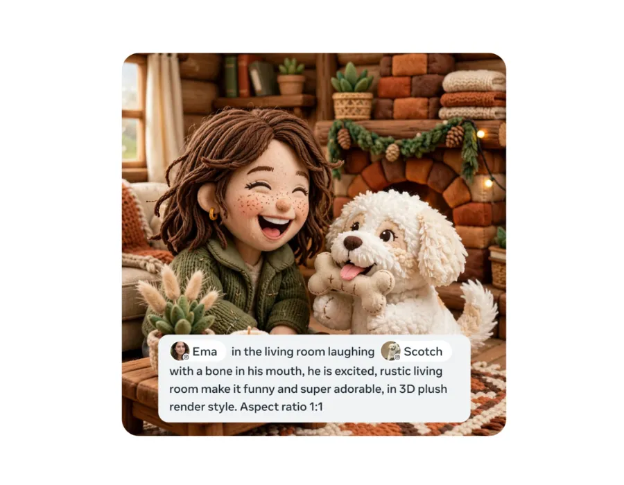 Meta lança modelo de IA que inclui usuários do Instagram em fotos geradas automaticamente