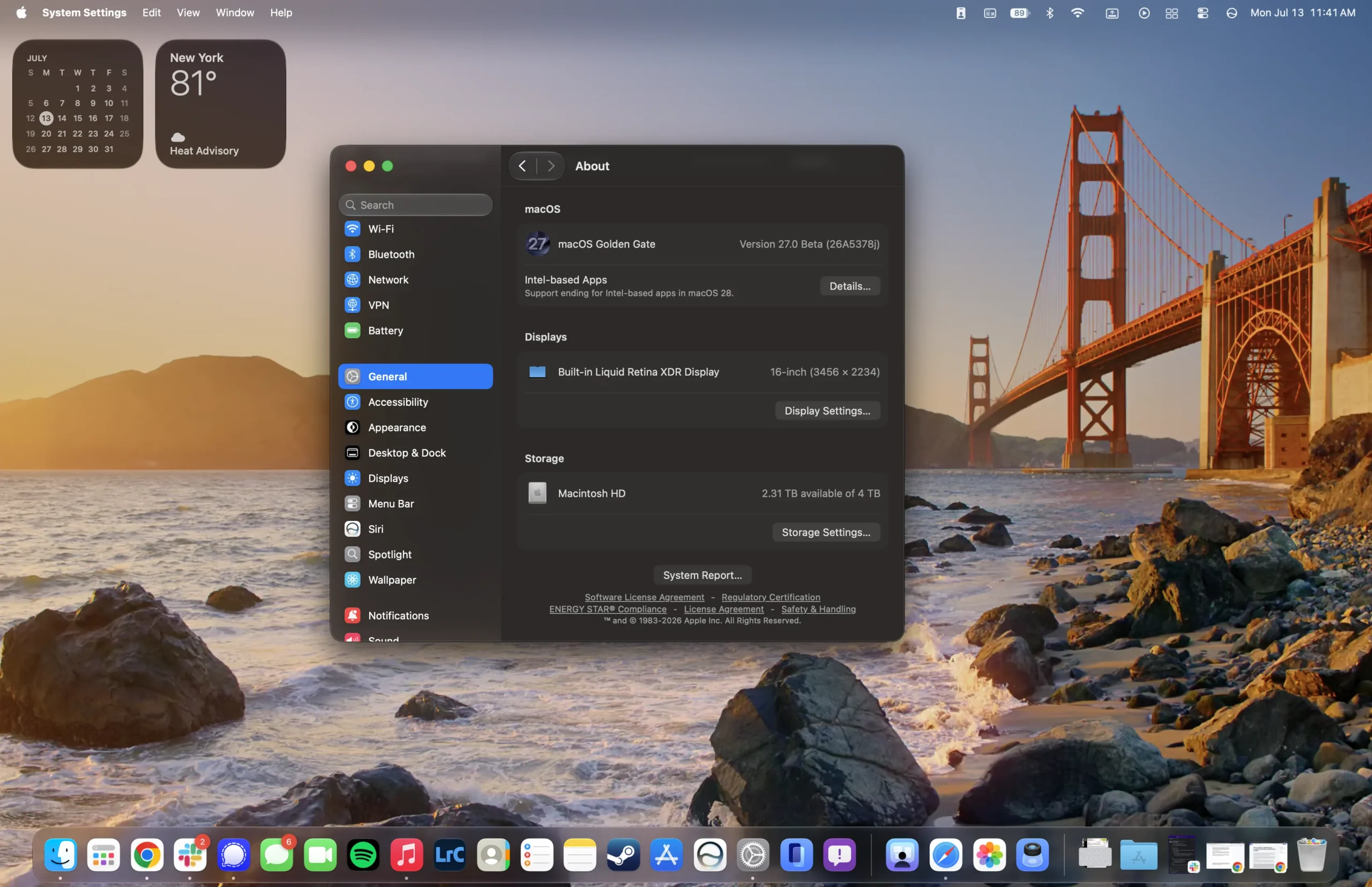 macOS 27 Golden Gate: beta público traz melhorias no visual e novidades práticas