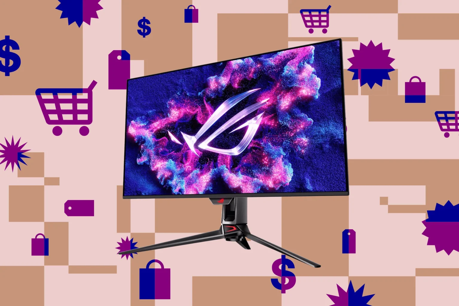 Monitor gamer Asus 4K QD-OLED tem desconto de R$ 2.000 no Brasil
