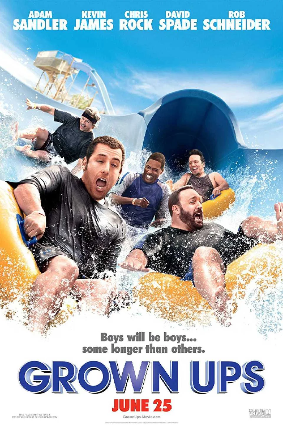 Netflix inicia filmagens de Grown Ups 3 com elenco original reunido após 10 anos