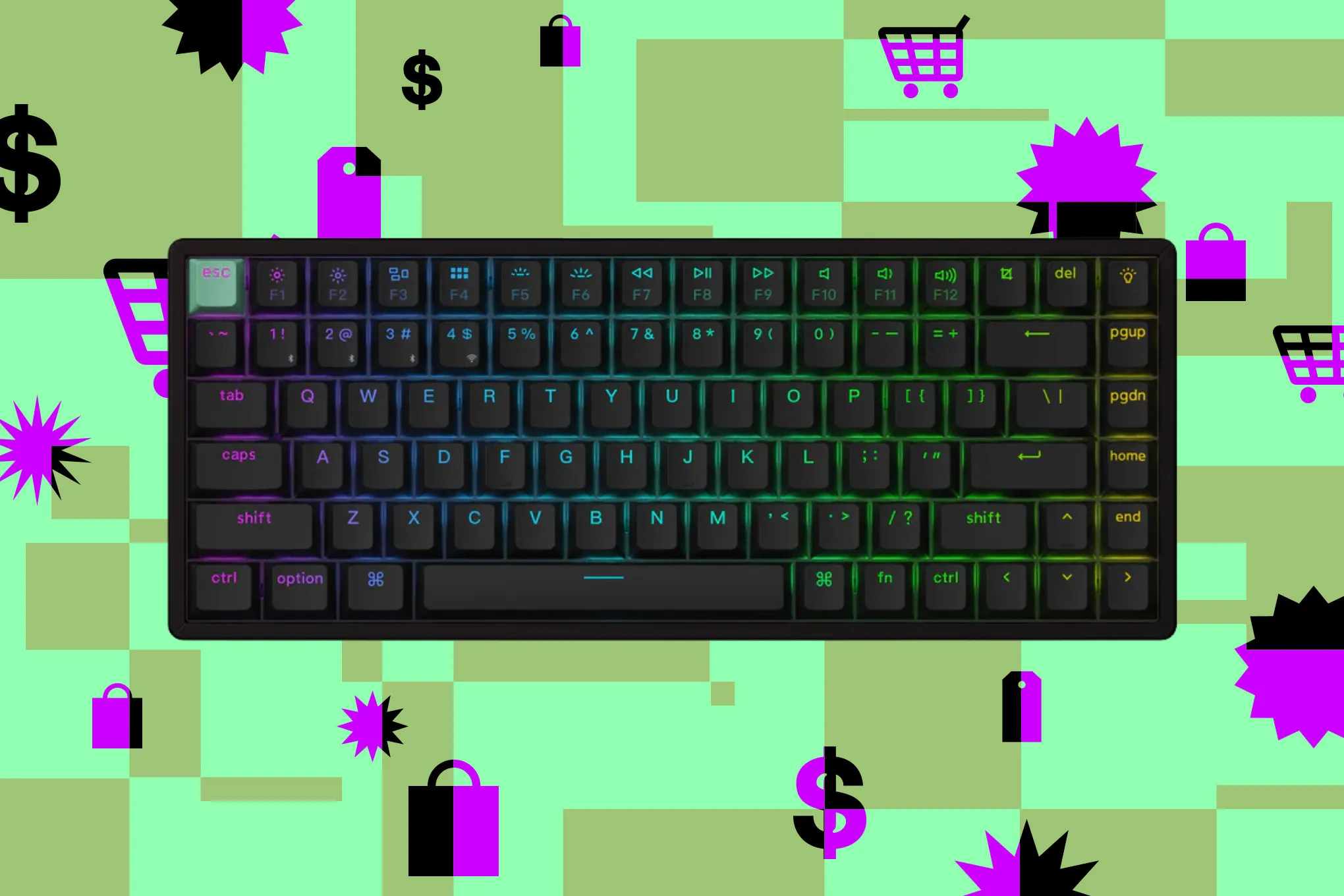 Teclado sem fio Keychron com sensor Hall effect retorna ao menor preço do ano