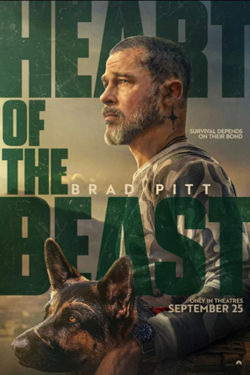 Brad Pitt enfrenta sobrevivência extrema em novo thriller de aventura dirigido por David Ayer
