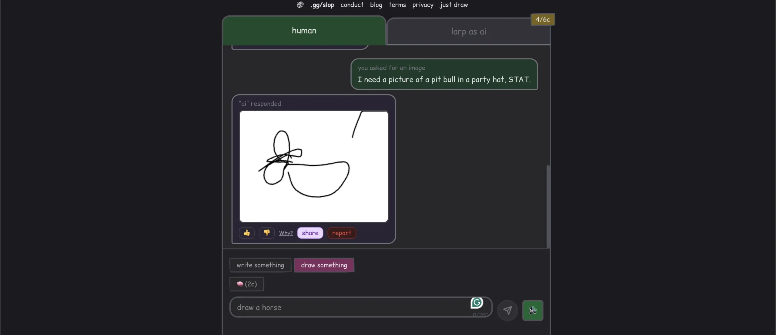 Brinque de ser um chatbot e divirta-se imitando a inteligência artificial