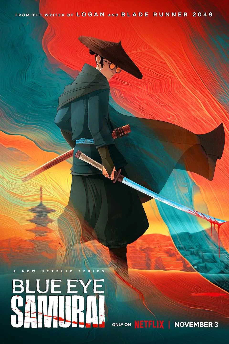 Netflix confirma retorno da série Blue Eye Samurai para 2027 com novo trailer