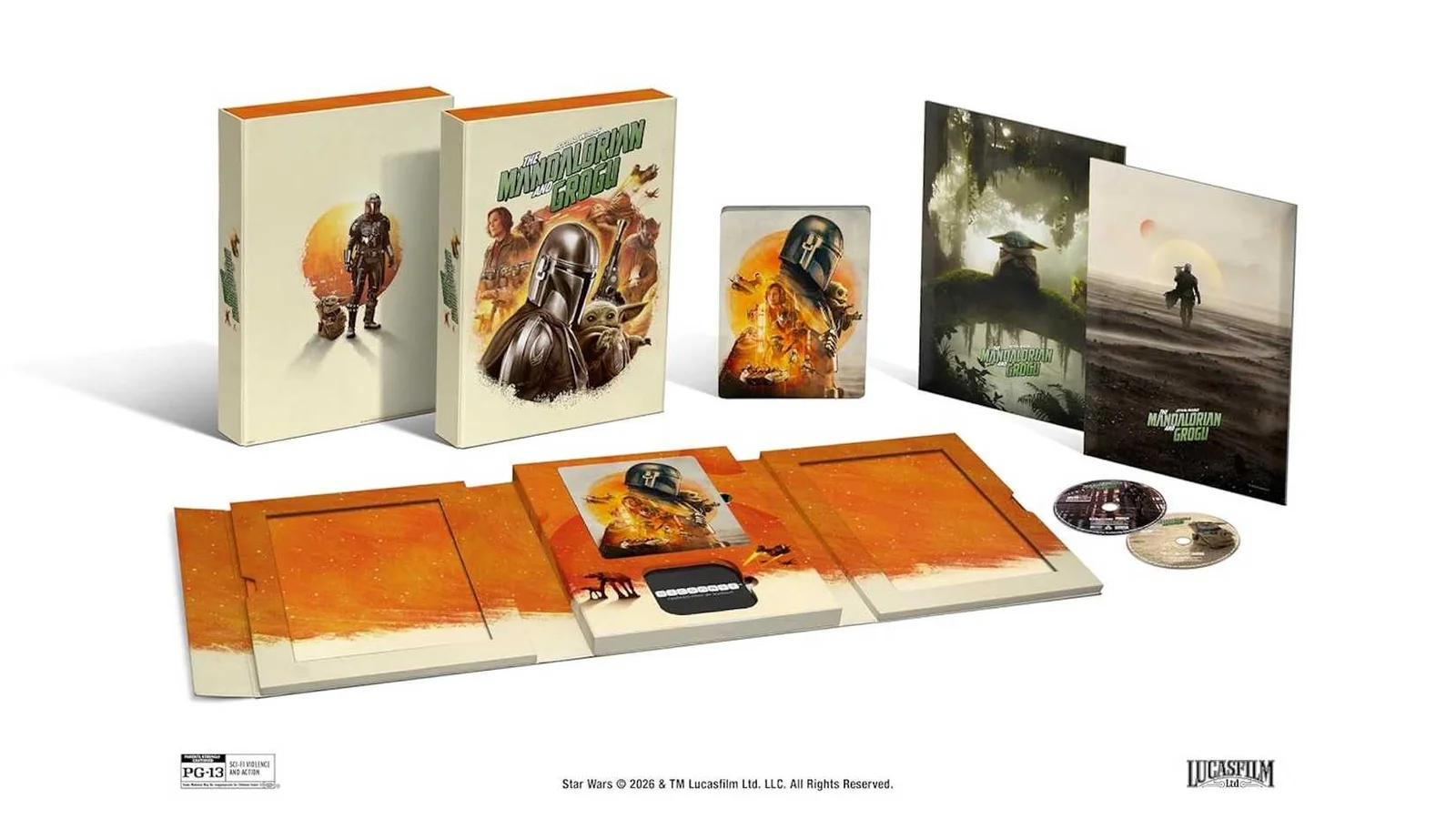 Disney lança edição premium de “The Mandalorian and Grogu” para home vídeo após bilheteria modesta