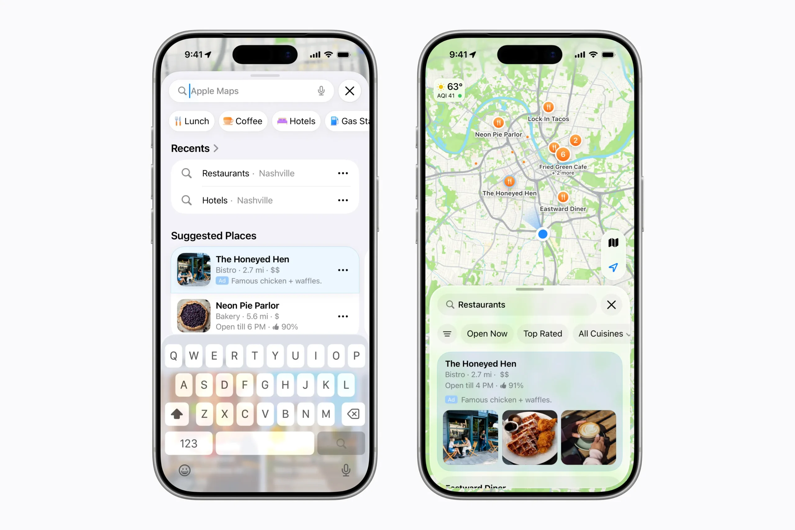 Apple Maps começa a exibir anúncios no topo dos resultados de busca